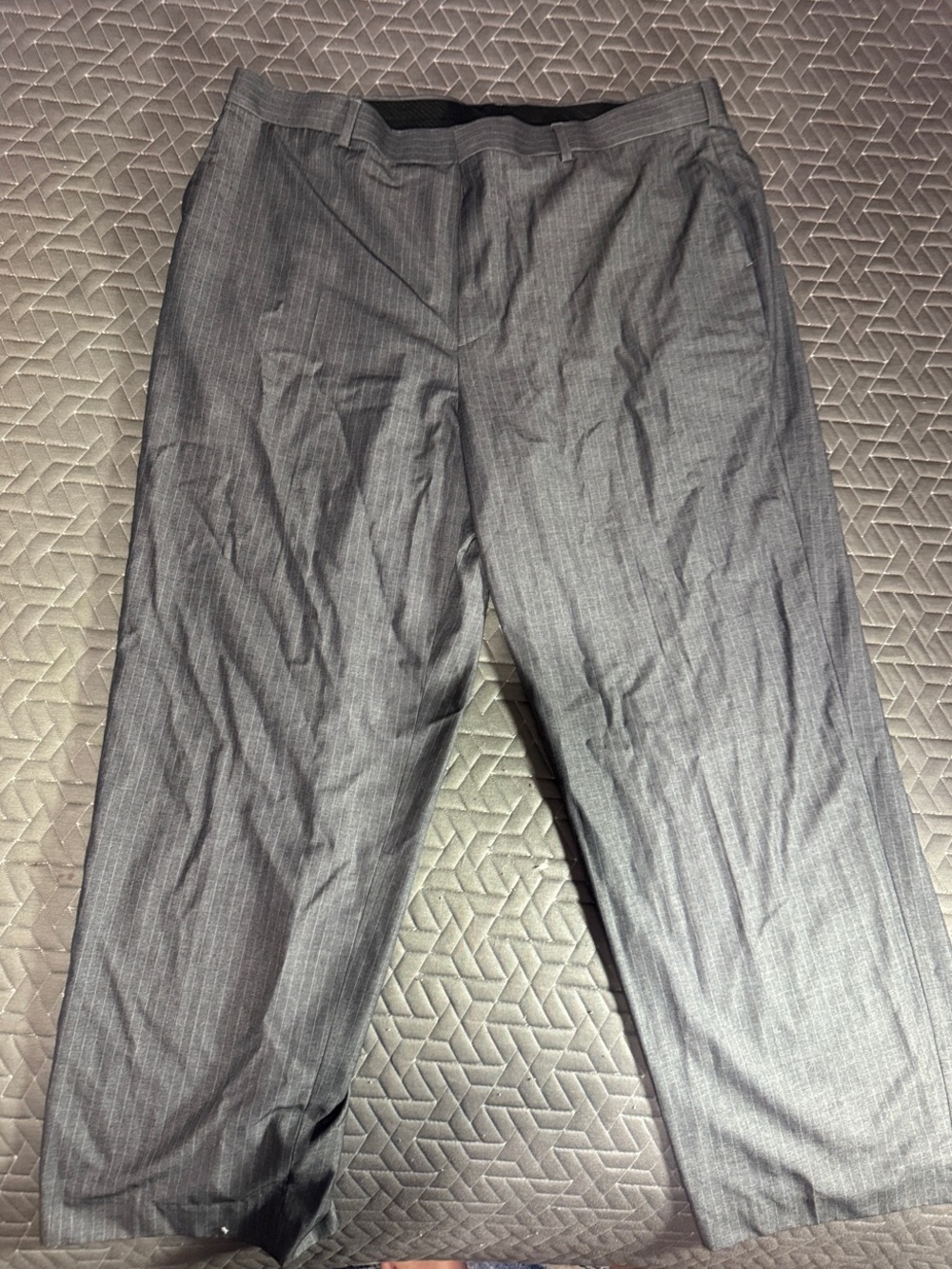 Apt. 9 Charcoal Pinstripe Dress Pants